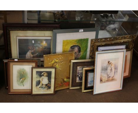 A QUANTITY OF PICTURES AND PRINTS