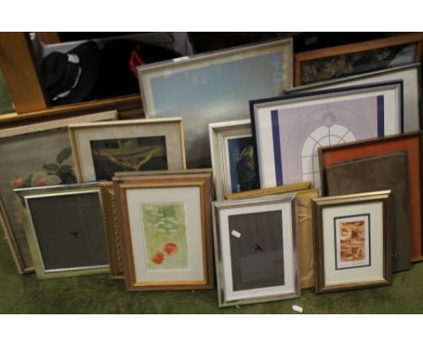 A QUANTITY OF PICTURES AND PRINTS