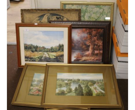 A QUANTITY OF PICTURES AND PRINTS