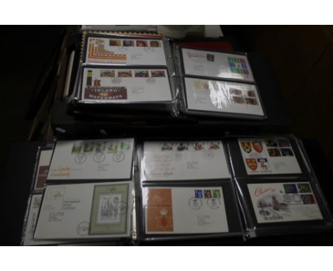 A QUANTITY OF FIRST DAY COVERS LOOSE AND IN ALBUMS