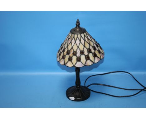 A TIFFANY STYLE LAMP