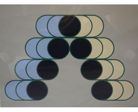 Ian Fraser RA (1973-1986), Geometric shapes, limited edition screen print, signed and dated 69 to lower margin, numbered 6/20