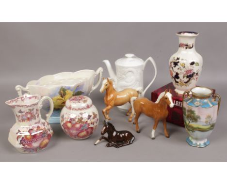 A group of ceramics to include Masons, Goebel, Royal Albert, Royal Winton etc. 