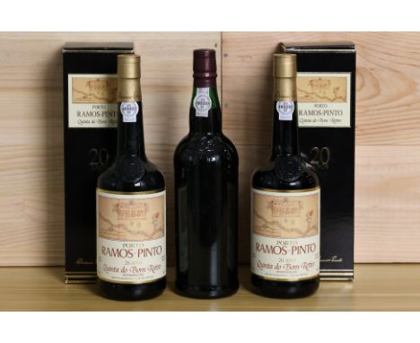 PORT - MIXED (3 BT)
Ramos Pinto, Quinta do Bom Retiro 20 Years (2 x 750ml) with carton boxes 
Grahams Vintage Tawny Port, bot