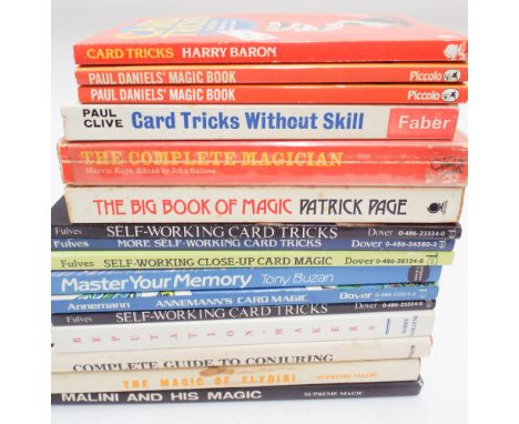 Collection of vintage magic books to include titles - 'Supreme Magic' Paul Daniels etc.