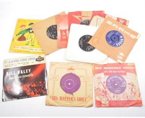 Vinyl Records; singles mostly 1950s and 1960s Rock 'n' Roll, pop and others, including Little Richard Tutti Frutti London bla