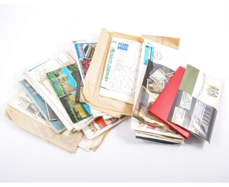 Box of first day covers and stamps.