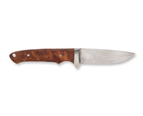 BÖKER DAMAST KNIFE | GERMANY, GERMAN | Model pattern: pattern 738 | Country: Germany | Date: beginning of the 21st century | 