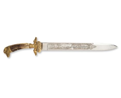 HUNTING FANG | CENTRAL EUROPE, CENTRAL EUROPEAN | Country: Central Europe | Date: 20th century | Condition: excellent | Lot i