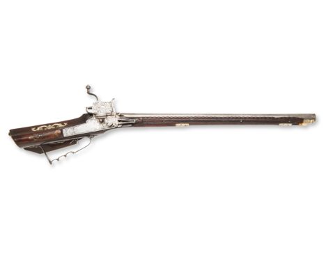 "ANTON HAAS IN MUNCHEN" ROLLER RIFLE | GERMANY (MUNICH), GERMAN | Country: Germany (Munich) | Date: around 1640 | Marking: AN