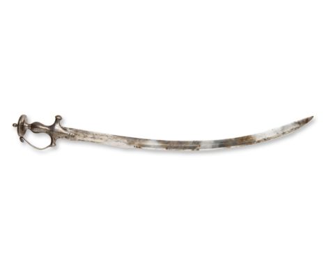 TULWAR SABER | INDIA, INDIAN | Country: India | Date: beginning of the 19th century | Marking: Illegible partially erased mar