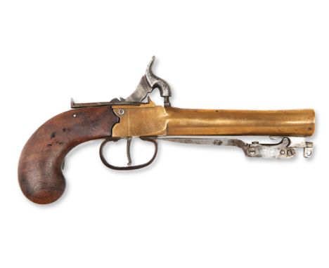 PERCUSSION GUN "TROMBONE" | WESTERN EUROPE, WESTERN EUROPEAN | Country: Western Europe | Date: 19th century | Condition: good