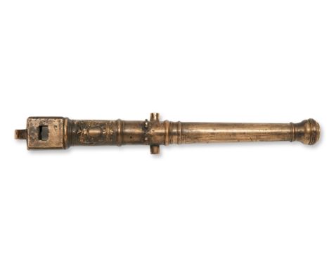 BARREL OF A CANNON MODEL WITH A WEDGE BREECH | EUROPE, EUROPEAN | Country: Europe | Date: 19th century | Condition: very good