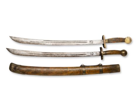 NIUWEIDAO DOUBLE SWORD | CHINA, CHINESE | Country: China / Tibet | Date: 19th century | Condition: excellent | Lot informatio
