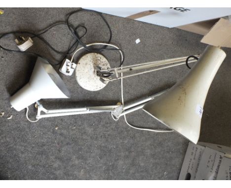 TWO VINTAGE ANGLE POISE LAMPS 