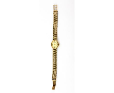 A lady's 9ct yellow gold Rotary wrist watch, approx. 14.6gr.