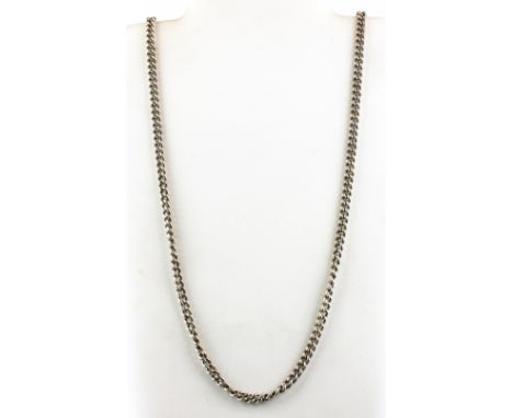 A 925 silver chain, L. 88cm.