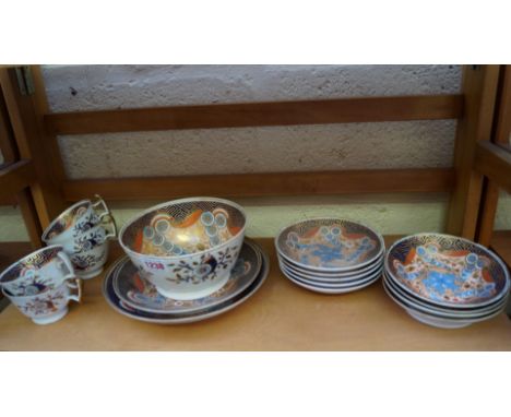 A composite Derby part tea service. 