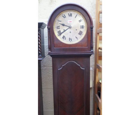 A 1920s mahogany longcase clock, 180.5cm high. 