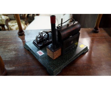 A Bing stationary steam engine, 24cm wide. 
