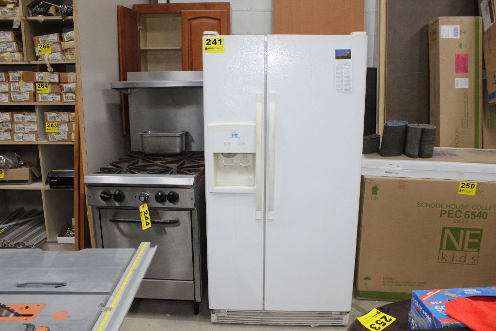 ROPER MODEL RS22AQXMQ00 SIDE BY SIDE REFRIGERATOR/FREEZER