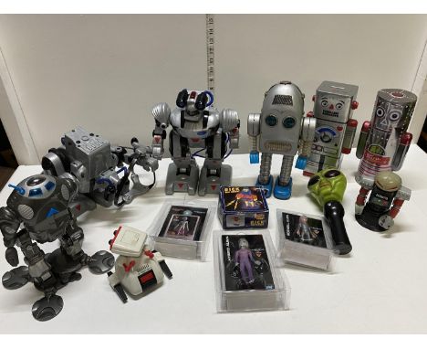 A job lot of assorted Robot toys untested 