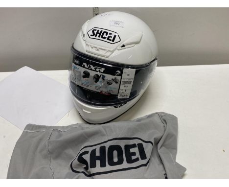 A new Shoei crash helmet size M 