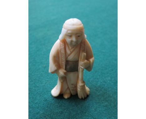 CARVED IVORY NETSUKE 