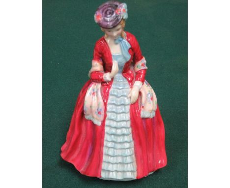 PARAGON GLAZED CERAMIC FIGURE- LADY MELANIE 