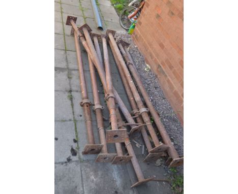 A SET OF TEN ACROW PROPS, (10)