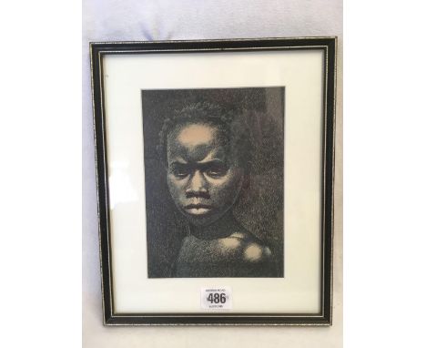 F/G PRINT OF AN ETHNIC BOY