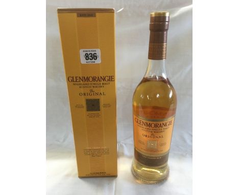 BOTTLE OF GLENMORANGIE HIGHLAND SINGLE MALT SCOTCH WHISKY, THE ORIGINAL 70cl BOTTLE 