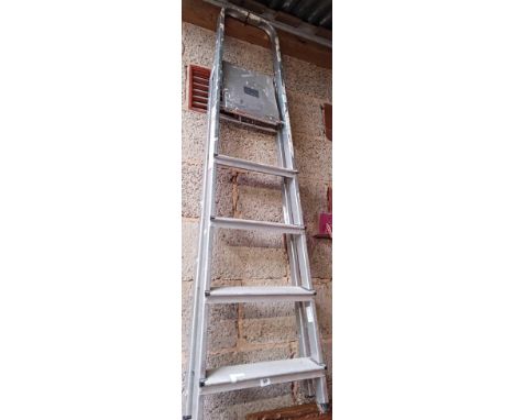 5 STEP ALUMINIUM STEP LADDER