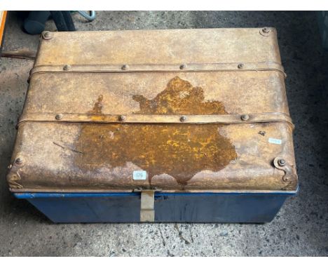 TIN TRAVELLING TRUNK