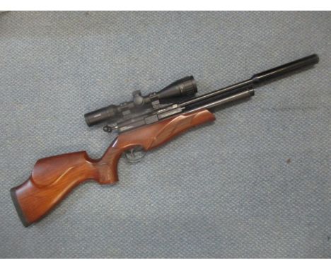 A BSA Ultra SE Cal. 22 air rifle with a Hawke scope 