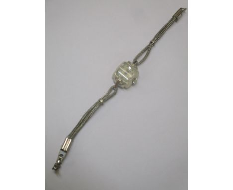 A Hamilton ladies 14ct white gold manual wind wristwatch, 10.3gLocation: CAB 