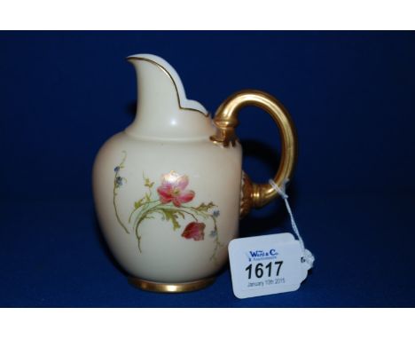 A Royal Worcester blush ivory Jug, no. 1094