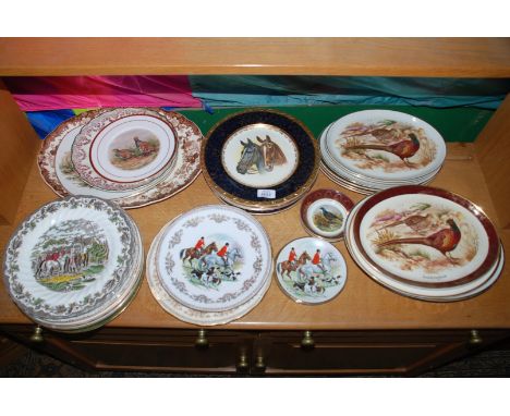 A good quantity of Hunting and Game Bird plates