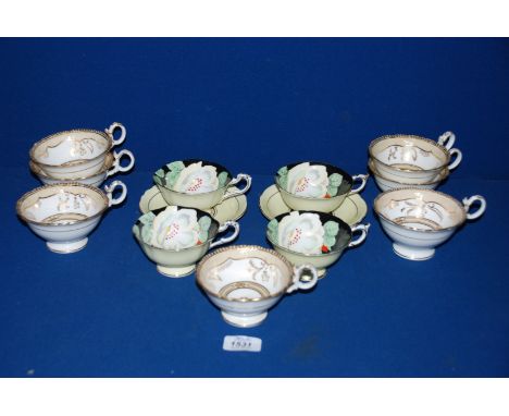 A quantity of Paragon china Cups and saucers and other decorative cups