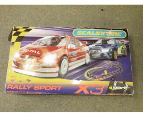 A BOXED RALLY SPORT X3 SCALEXTRIC (UNCHECKED)