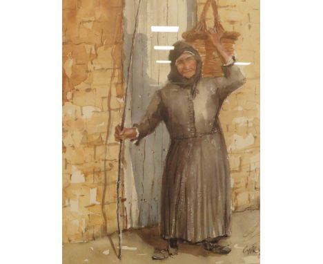 A PAIR OF CYPRUS FRAMED PRINTS WITH A FRAMED SIMON BULL PRINT (3)