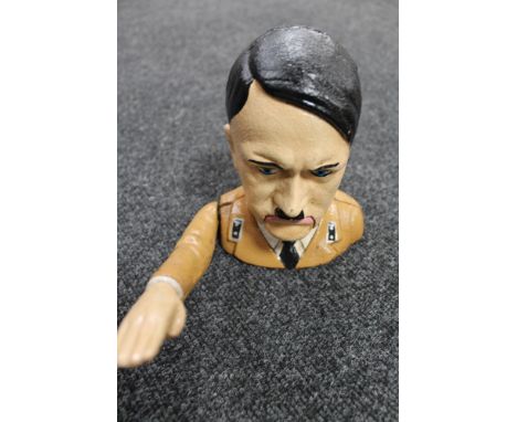 A cast iron novelty Hitler nutcracker 