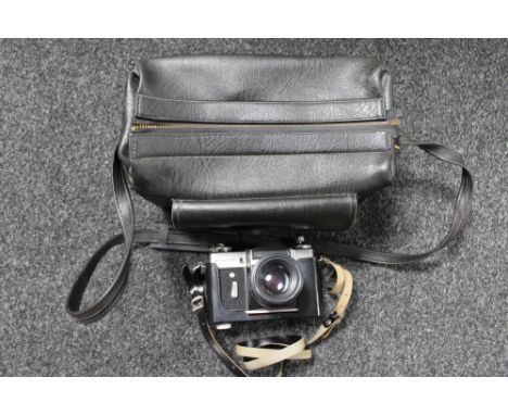 A Zenit E camera in case 