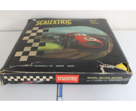 A vintage Grand Prix Series Scalextric set