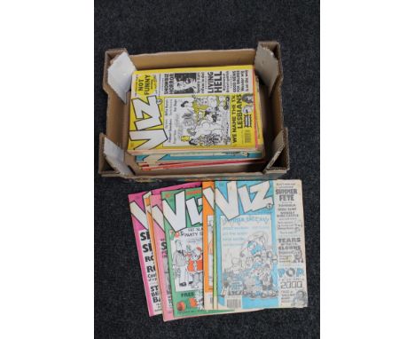A box of twenty-eight vintage Viz comics 