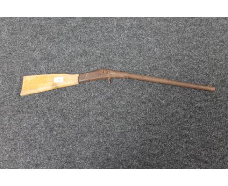A vintage child's air rifle 
