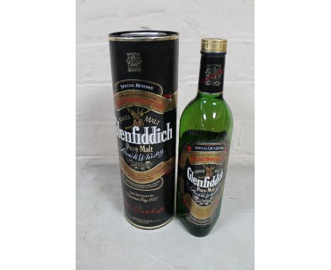A 70cl bottle of Glenfiddich pure malt Scotch whisky, Special Old Reserve, in presentation tube 