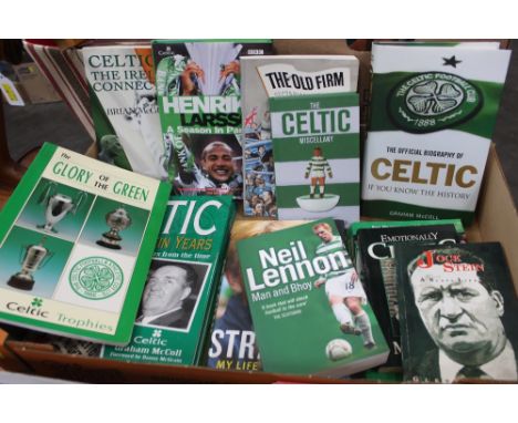 Celtic books, The Old Firm by Bill Murray, The Official Biography of Celtic by Graham McColl, Jock Stein A Scots Life, etc. 
