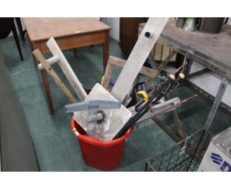 Tub of tools 