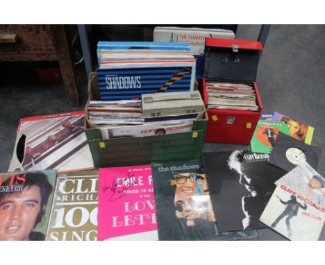 LPs and singles, The Shadows, The Beatles, Cliff Richard, Stevie Wonder, Madonna, TV and film related, etc. 